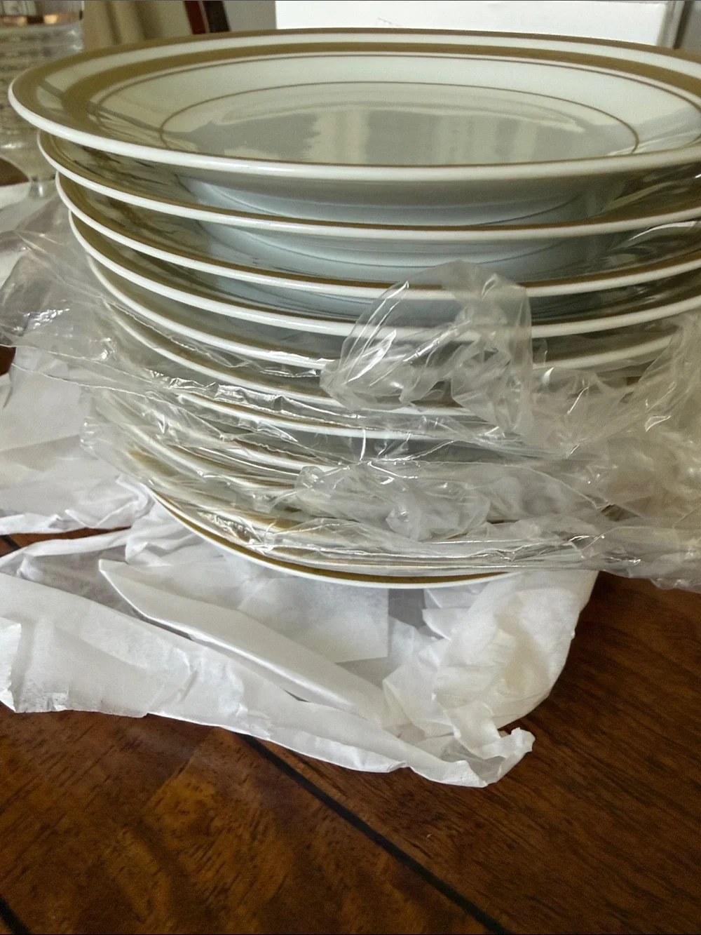 12 Vintage Empress Elisabeth Limoges Faberge Bread & Butter Plates